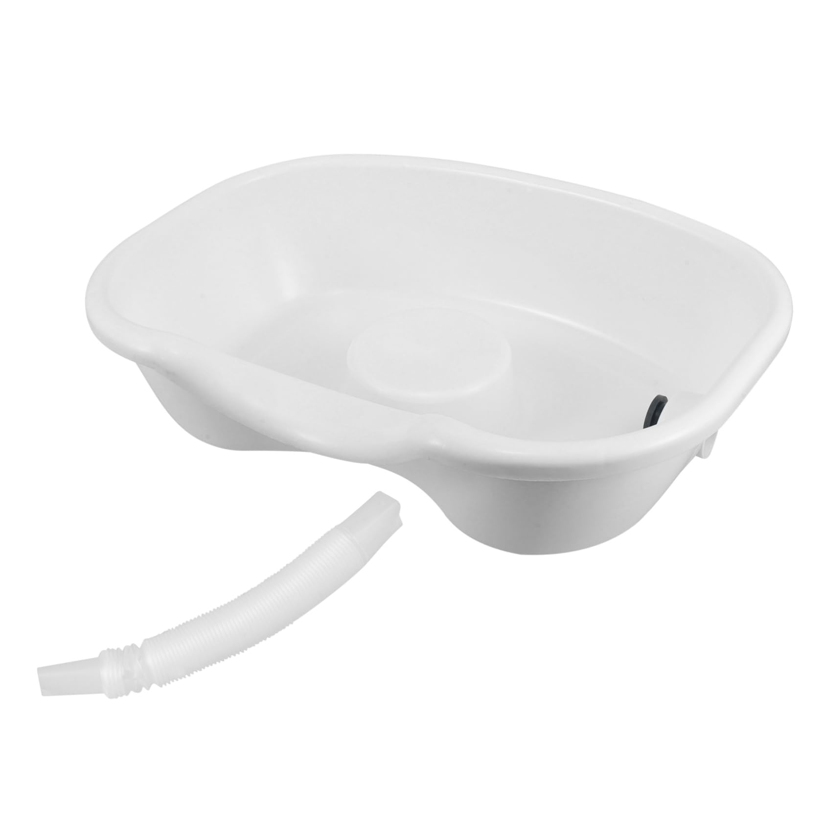 OUNONA Lavandino Per Lavare i Chioma Portatile 70cm Tubo Di Scarico, Lavabo Da Comodino Per Pazienti Allettati, Anziani e Donne Incinte, Supporto Testa e Collo, Accessori Per Assistenza Domiciliare