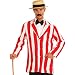 Forum Novelties Men's Roaring 20's Old Time Halloween Jacket, Red/White, Standard
