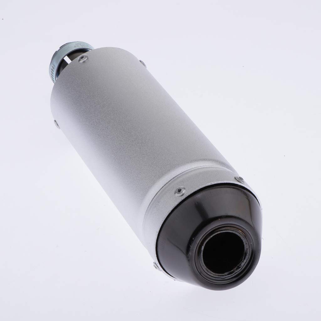 perfk 28mm Silenziatore per Tubo di Scarico Moto per Bici da 50/70/90/110/125 Dirt Bike, Street Bike, Scooter, ATV, Quad e Any