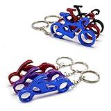 Paket: 3 x Motorrad Form Flaschenöffner, 3 x Fahrrad Form Flaschenöffner
