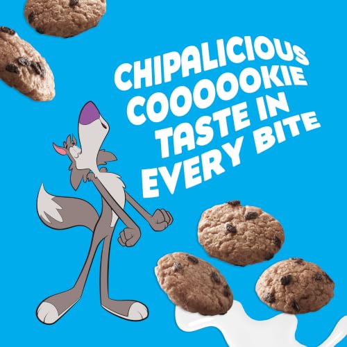 Image of Cookie Crisp Breakfast Cereal, Chocolate Chip Cookie Taste, Made with Whole Grain, Large Size, 15.1 oz
