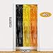4 Pack Construction Foil Fringe Curtains Backdrop Birthday Party Decorations Supplies, 3.28 x 6.56 Ft Yellow Orange Black Tinsel Streamer Photo Booth Props for Truck Party Decor Favors