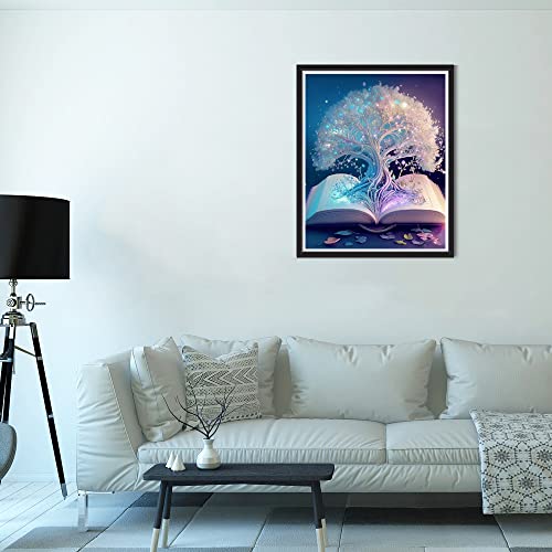 Rousp Diy 5D Diamond Painting Kits For Adults Diamond Art White Tree Of Life Diamond Painting Full Drill Crystal Rhinestone Embroidery Craft Kits For Home Wall Decor Gifts, 15.7X19.7Inch #TOP2