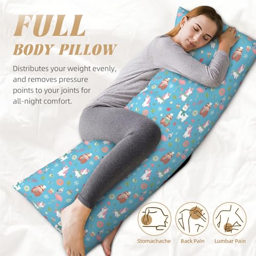 Taie d'Oreiller Longue 51x137 Fermeture Éclair Invisible Noël - 6