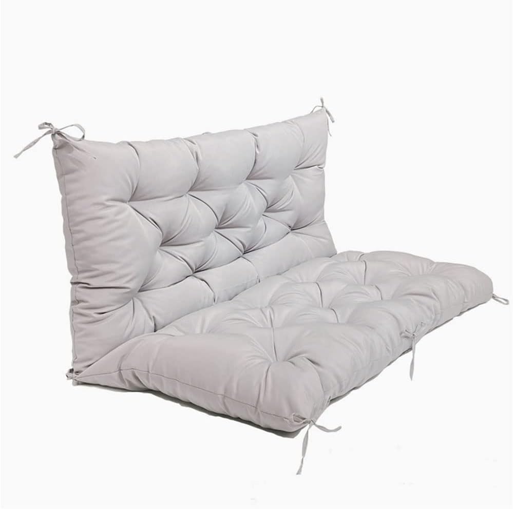 Waterproof Bench Cushion with Backrest, 2 or 3 Seat Swing