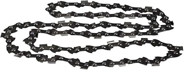 Chaîne de tronçonneuse chrome 40 cm, 45 maillons, pas 3/8", jauge 1,3 mm, plein ciseau