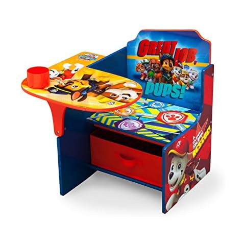 Delta Children Paw Patrol Chair Desk with Storage Bin Cover