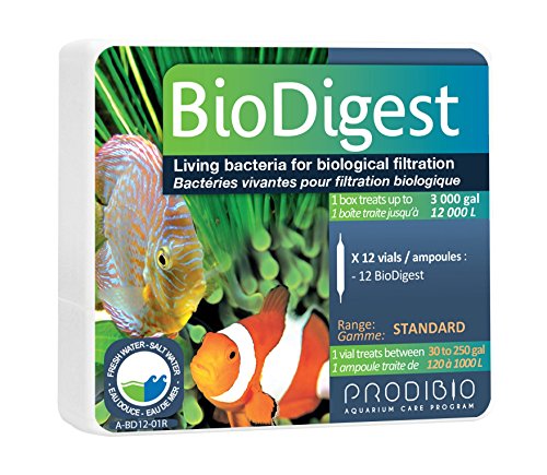 See full amazon price history chart for Prodibio Bio Digest, Nitrifying Bacteria, Fresh and Salt Water, 12/1 mL vials, 30 gal and up Prodibio Bio Digest, Nitrifying Bacteria, Fresh and Salt Water, 12/1 mL vials, 30 gal and up (B009NA5TYK) Amazon Price History, Amazon Price Tracker