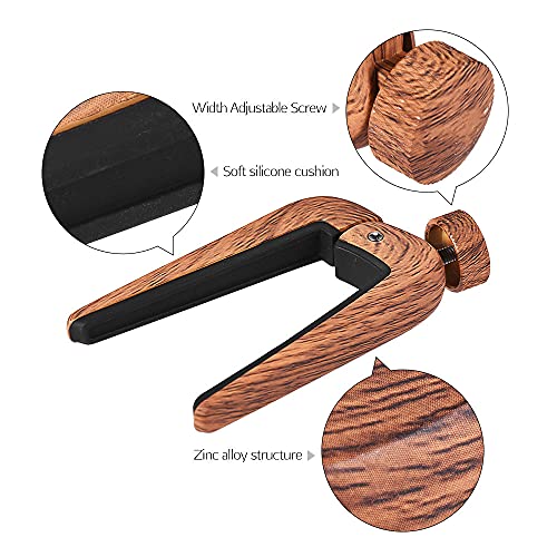 EURYTKS Accessoires d’instruments de Musique Capodastre Universel Premium à 6 Cordes, pour pièces d’accessoires de… - Les Beatles, Paul McCartney, John Lennon, RIngo Starr, George Harrison EURYTKS Accessoires d'instruments de Musique Capodastre Universel Premium à 6 Cordes, pour pièces d'accessoires de… – Image 5