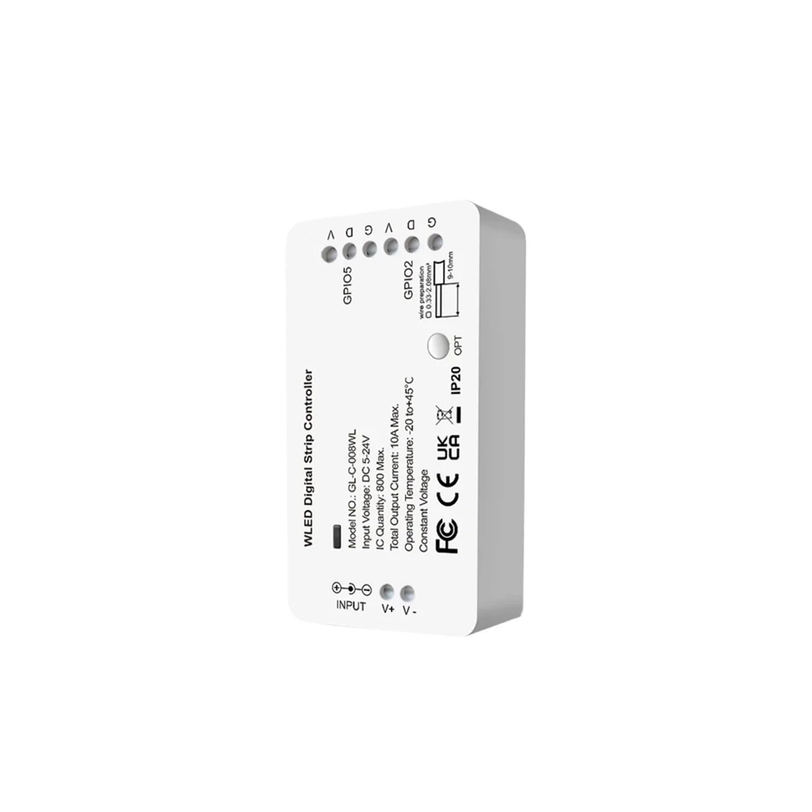Controlador WLED SPI RGB 008WL para solucionar la atenuación de tiras LED