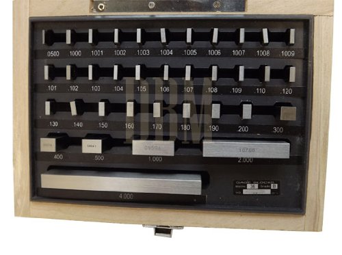 36 PC Steel Gage Gauge Blocks Rectangular GRADE B Harden Space Spacers GrB Cert.