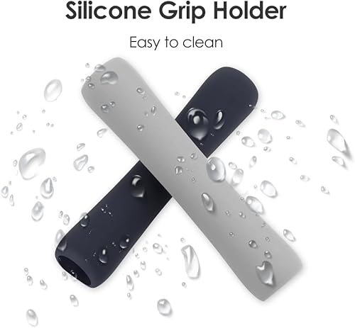 Miniatura 6 de ProElife Paquete de 2 soportes ergonómicos de agarre para Apple Pencil de 2 generación, Apple Pencil (USB-C) y Apple Pencil Pro 2024 accesorio de