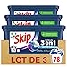 Skip Ultimate Lessive Capsules Trio Active Clean x78, Capsules 3en1, Efficacité, Soin des Fibres et Fraîcheur Longue Durée, 78 Lavages (Lot de 3x26 Capsules)