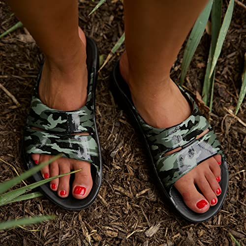 Image of OOFOS OOlala Women's Sandal - Lightweight Recovery Footwear - Reduces Stress on Feet, Joints & Back - Machine Washable