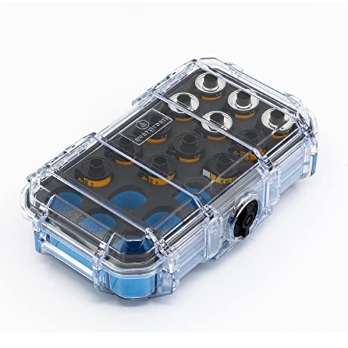 Evergreen X Seahorse 56 Professional Heavy Duty Waterproof Photographic Film Carrying And Hard Storage Case For 18 Rolls | 35Mm Photo Film | Light Sealed, Waterproof, Crushproof (Film Not Included) (Yellow) #TOP7