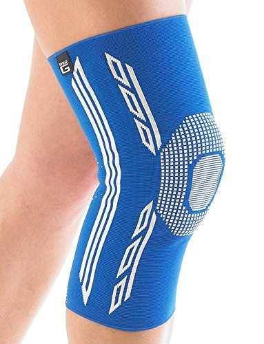 Neo G Airflow Plus kniebrace – medium – blauw – mouwen, multizone compressie, licht, ademend, verrekkingen, verstuikingen, zwakke & artritische knieën – unisex bandage
