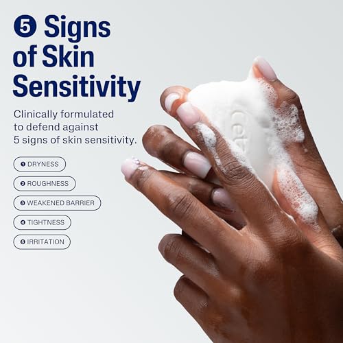 Image of Cetaphil, Gentle Cleansing Bar, Bar, Nourishing Cleansing Bar for Dry, Sensitive Skin, Non-Comedogenic, Non-Irritating for Sensitive Skin, 4.5 Ounce, 3 Count
