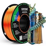 cartier tricolor ring ring  ERYONE Tri Color Silk PLA Filament 1.75mm, 3D Printer Filament PLA +/-0.03mm 1KG/Spool, Silk Orange Blue and Green
