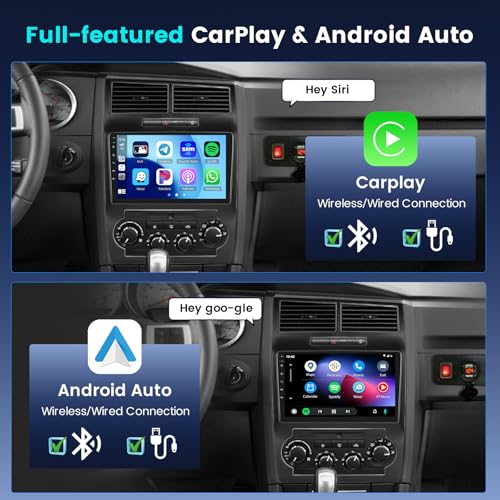 8Core 4+64GB 9" Android 15 Car Radio for Dodge Charger/Magnum 2005-2007 by Fuluku - Used condition - Image 5