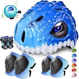 Safuty1st Toddler/Kids Bike Helmet Set for Boys Girls 3D Adjustable Kids Helmet...