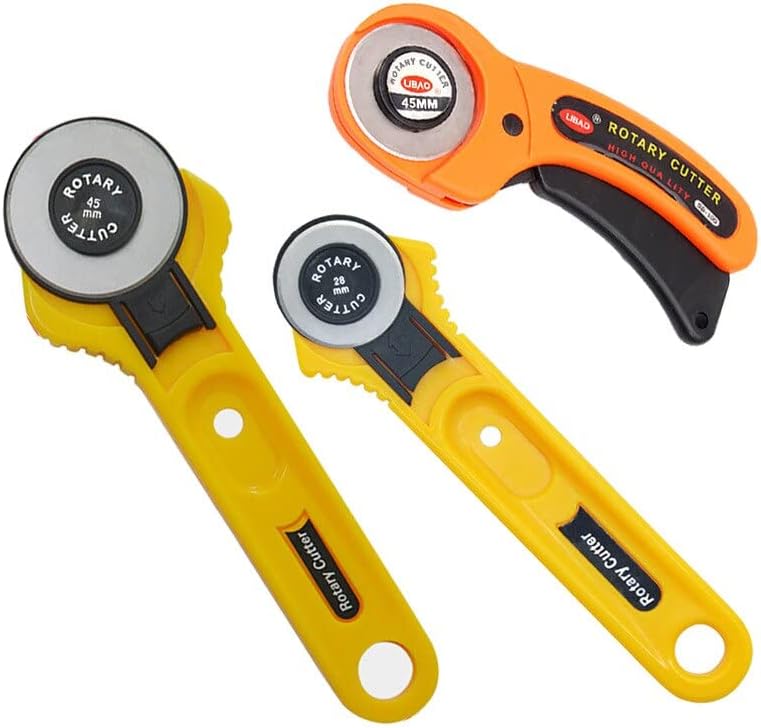 45Mm Rotary Cutter For Leather Set Blades For Fabric 28Mm Circular Quilting Cutting Patchwork Cut Tool Quilter Leather Cutter - (Color: 28mm Rotary Cutter)
