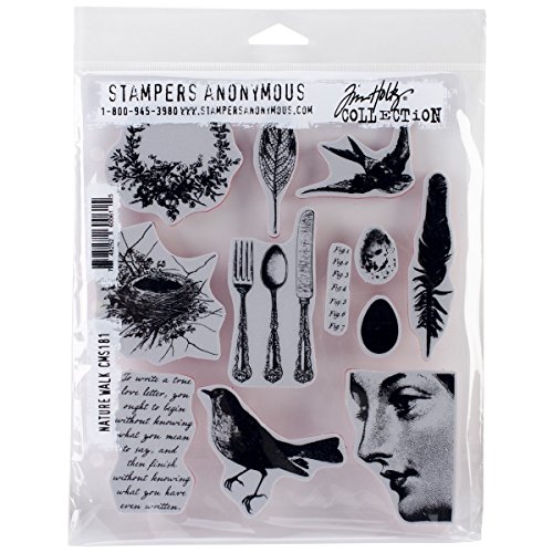 Stampers Anonymous Nature Walk Tim Holtz Cling