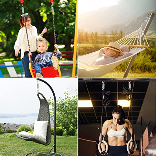 Nodfosprr Heavy Duty Spring Fits Hammock Chair Swing Hanging Porch Suspension Sandbag Hook,500Lbs Weight Capacity #TOP5