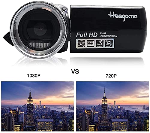 Heegomn Kids Video Camera Camcorders Digital Camera Video Recorder Fhd 1080P 30Fps 2.7 Inch Vlogging Camera For Youtube Tiktok For Kids Children Student Teenager Beginner-Holiday Birthday Gift #TOP3
