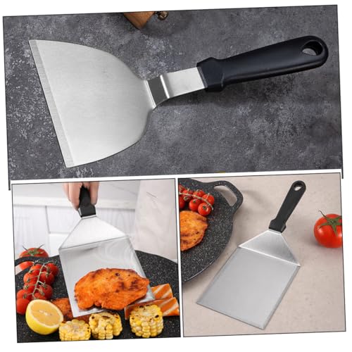 Spatule à Barbecue en Acier Inoxydable x2 pour Plaque de Cuisson - 3