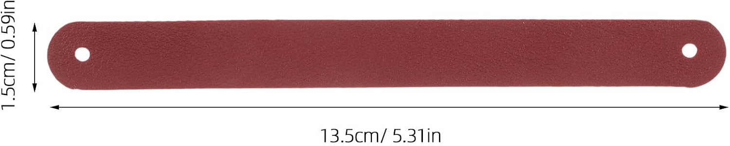 Kisangel 100 Pcs PU Plum Flower Handle Straps for Wedding Candy Boxes