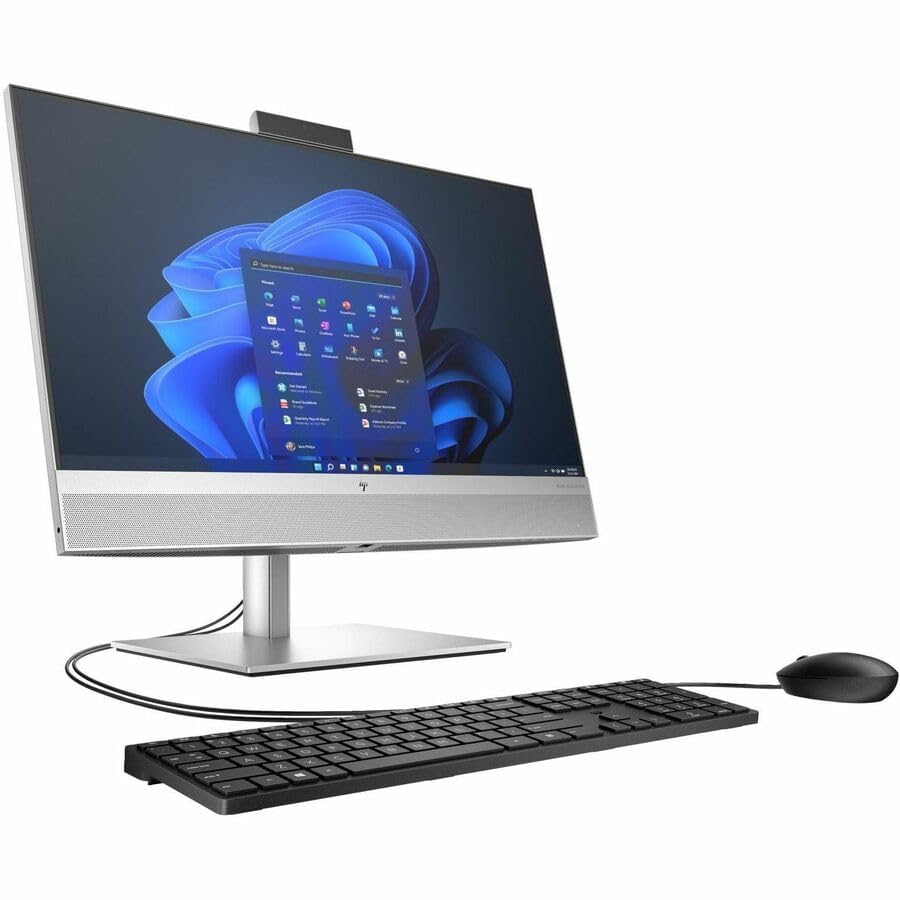 Image of HP EliteOne 840 G9 All-in-One Computer - Intel Core i7 14th Gen i7-14700 - vPro Technology - 16 GB - 512 GB SSD - 23.8 inch Full HD Touchscreen - Desktop