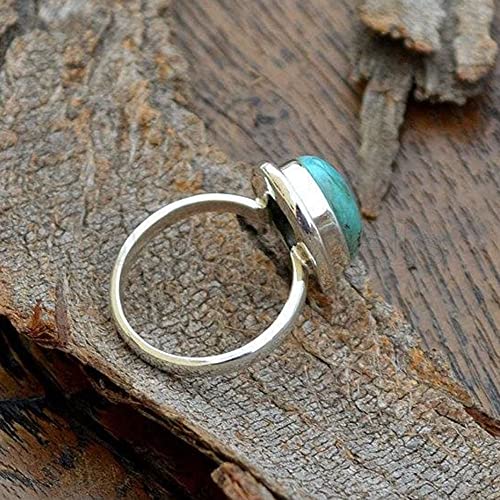 Tibetan Turquoise Ring, Spiny Turquoise Ring, 925 Sterling Silver Ring, Genuine Turquoise Ring, Bohemian Jewelry, Boho Turquoise Ring, Ring For Women, Vintage Ring, Women’s Day, Engagement Ring #TOP4