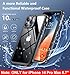SPIDERCASE Only Designed for iPhone 14 Pro Max Case Waterproof [12FT Military Dropproof] [Built-in Screen Protector] [IP68 Underwater] Full Body Shockproof Protective Phone Case 6.7'' 2022, Black