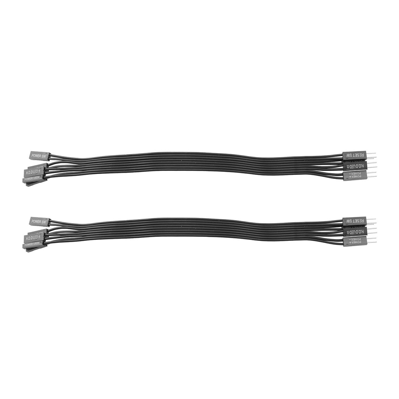 2PCS Motherboard Switch Hard Disk PLED Reset Power SW Extension Cable 20cm/7.87inch for Computer Dual Boot Setup Electronic Projects PC Motherboards Laboratory DIY Operations
