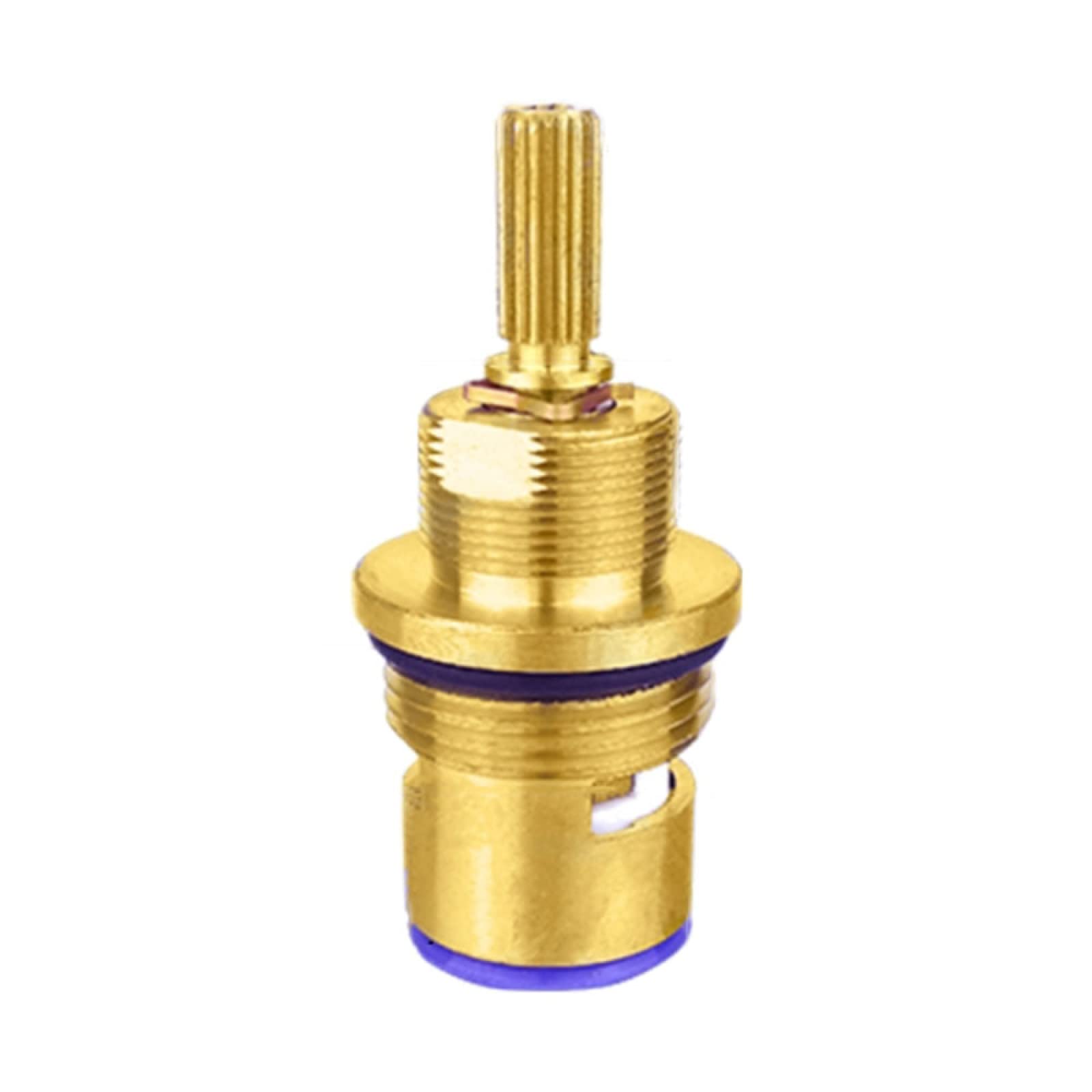 Replacement Faucet Valve,Tap Cartridge Brass Ceramic Disc, Quarter Turn Inner
