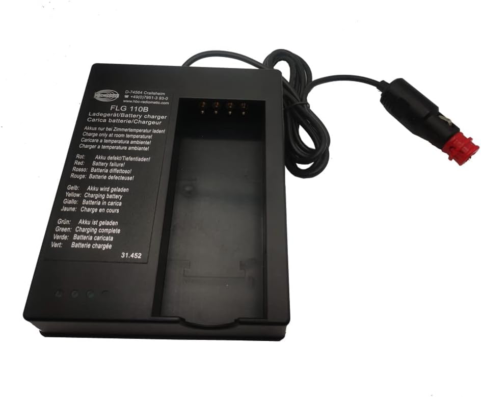 (1*Charger+2*Battery) BA213020 2100MHA Battery with HBC Battery Charger, FLG-110B D-74564 for BA214061/BA213020/FUB10AA/MN471560 Battery