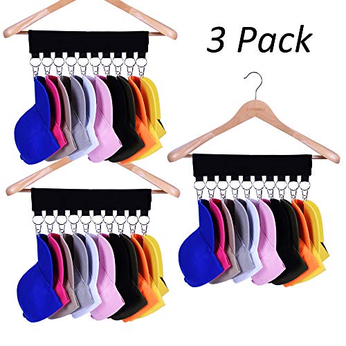 Hat Organizer Hanger, 10 Baseball Cap Holder, Hat Storage for Closet - Change