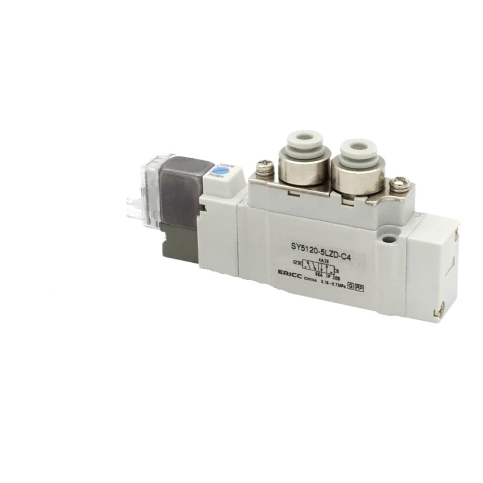 Électrovanne 5 ports SY5120 pour stopper les pertes de pression pneumatique