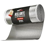 EVAFLOOR Rollo Aislante Persianas Cajón Autoadhesivo 5m x 25 cm | Aísla Frío, Calor y corrientes de Aire | Ahorro Energético & Mayor Confort