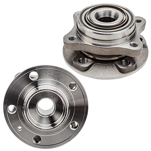 Image of Detroit Axle - Pair Front Wheel Bearing Hubs for 2003-2007 Volvo XC90
