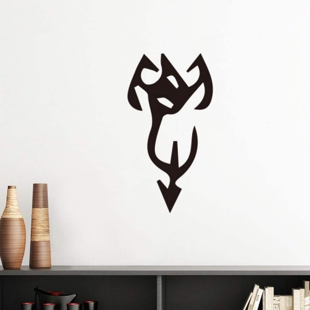 Sticker os chinois Xie amovible pour décorer un mur sans peindre