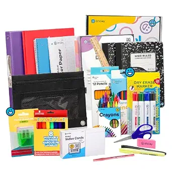 Enday 4th and 5th Grade School Supplies Kit - 79 Pieces for Kids