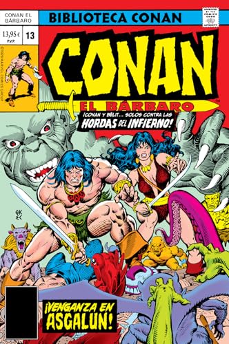 Portada de Biblioteca Conan. Conan el Bárbaro 13