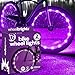 Brightz WheelBrightz LED Bicycle Wheel Accessory Light (2-Pack Bundle for 2 Tires), Purple