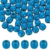 [Profitez De La Créativité Et Du Plaisir Du DIY]: Les perles en bois en forme de tonneau sont conçues avec des couleurs uniformes et des formes pleines, ce qui permet de bien les assortir avec d'autres pendentifs pour la création d'objets artisanaux. Elles peuvent être utilisées comme perles à cheveux lors du tressage de coiffures, et peuvent servir à créer des éléments de décoration pour des fêtes ou des festivals