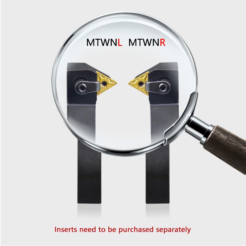 1pc External Turning Tool MTWNR MTWNL MTWNR1616 MTWNR2020 MTWNR2525 Lathe Bar Turning Holder CNC Cutting Tool Cutter Bar(MTWNR1616H16)