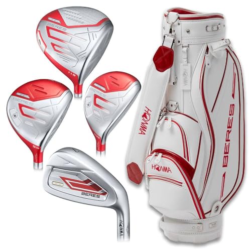 HONMA 2024 Women Beres 09 Full Set RH 10 Clubs + 1 Cart Bag (2-Star) Graph Lady