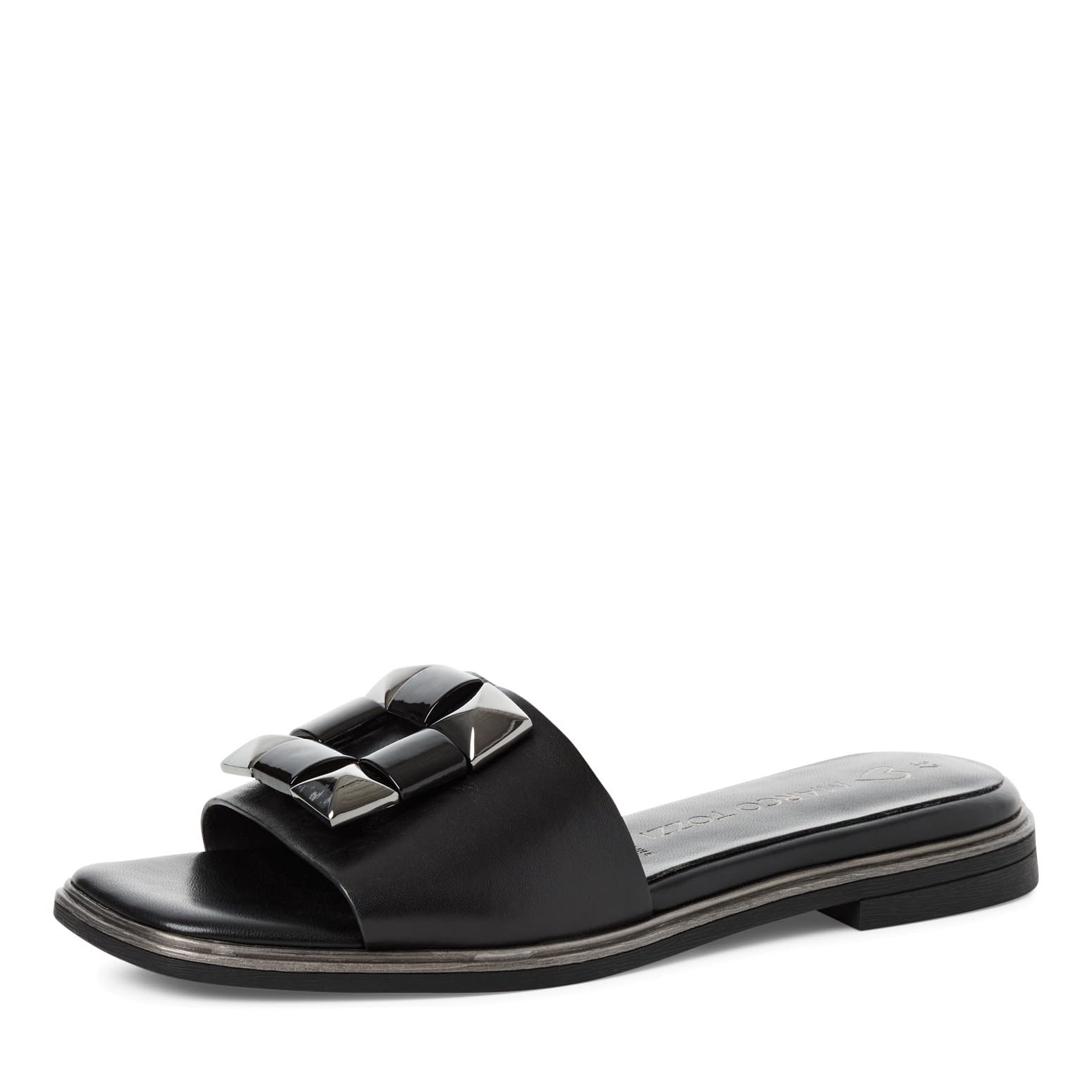 MARCO TOZZI Women's Sandale 2-27102-44, Black, 6 UK