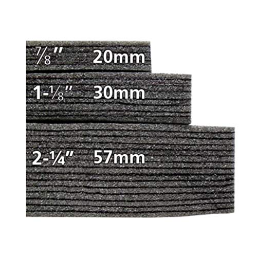 Lock Connection™ Black Dense Foam 2'x4/ (1 1/8