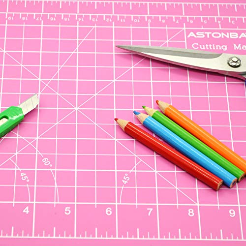 Image of A4 Double-Sided Cutting Mat, Pink